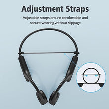 Load image into Gallery viewer, SilisoundTek Bone Conduction Headphones,Waterproof IP68,Wireless Bluetooth 5.3 Earphones with Microphone, Built-in 32GB MP3 Open Ear Bluetooth Headphones for Running,, Black_5421
