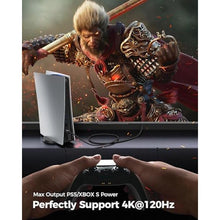 Load image into Gallery viewer, Silkland 10K 8K HDMI 2.1 Cable 16.5ft, (Upgrade Braided) Ultra High Speed HDMI Cable [8K@60Hz, 4K@120Hz 144Hz] 48Gbps, HDR10, eARC, ARC, HDCP, Compatible for PS5/Xbox/Soundbar/Roku TV, Grey_7630
