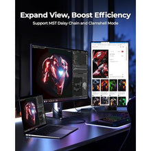 Load image into Gallery viewer, Silkland 16K Mini DisplayPort to DisplayPort 2.1 Cable, [16K@60Hz, 8K@120Hz, 4K@240Hz] 80Gbps Bi-Directional, HDR, G-Sync, Mini DP [Thunderbolt 2] for Gaming Laptop, MacBook, Monitor,6.6FT, DarkGrey_7490
