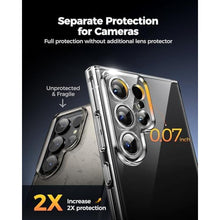 Load image into Gallery viewer, Silkland for Samsung Galaxy S24 Ultra Case Clear, [Full Camera Shockproof], [4 Sides Bumper Protective] S24 Ultra Phone Case [14FT Military Grade Drop-Proof], Slim Galaxy S24 Ultra Case Anti-Scratch, White_561
