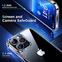 Load image into Gallery viewer, Simtect Ultra Clear Designed for iPhone 14 Pro Max Phone Case, [Non-Yellowing][10 FT Military Drop Protection] Slim Fit Yet Protective Shockproof Bumper with Airbag Case Cover 6.7 Inch- Crystal Clear, AClear_1544

