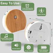 Load image into Gallery viewer, Singing Bird Box,White Noise Nature Sound Box with Motion Sensor Portable Birds Chirping with Timer,11 Soothing Songs,2 Playback Modes,Sound Box Containing Birdsong,Brook Whispering, Brown_499
