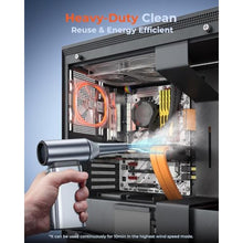 Load image into Gallery viewer, SKTFFR Compressed Air Duster Electric 150000RPM Super Power Mini Air Blower, Black_822
