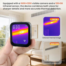 Load image into Gallery viewer, Small Thermal Camera for Home Inspection12896 IR Resolution Thermal Imager, UltraBlack_2050
