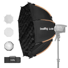 Load image into Gallery viewer, SmallRig 25.6" Bowens Mount Softbox Photography Lighting Kit, Quick Release, black_1
