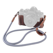 Load image into Gallery viewer, SMALLRIG Camera Case Kit for Nikon Z f, Vintage PU Leather Camera Case Kit, with Enhanced Grip, Scratch-resistant Microfiber Lining, Aluminum Alloy Frame,Shoulder Strap, Brown - 5096_1
