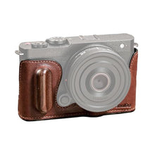 Load image into Gallery viewer, SMALLRIG Half Leather Case for Panasonic LUMIX S9 - Vintage Style Camera Case with Aluminum Frame and Wooden Grip - 1/4"-20 Threaded Hole, Black_1
