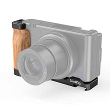 Load image into Gallery viewer, SMALLRIG L-Shape Bracket Wooden Grip with Cold Shoe for Sony ZV1 Digital Camera - 2936, Black_1
