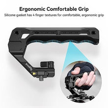 Load image into Gallery viewer, SmallRig Lightweight NATO Top Handle, Quick Release NATO Grip w/NATO Rail for DSLR Camera Cage, Universal Top Handle with 5 Cold Shoe Adapters - 4345, Black_7557
