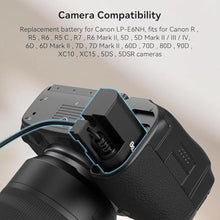 Load image into Gallery viewer, SmallRig LP-E6NH Dummy Battery for Canon, AC to DC Power Supply Adapter Kit, Black_888
