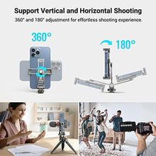 Load image into Gallery viewer, SmallRig Multifunctional Universal Cell Phone Mount Adapter, Phone Tripod Mount with Cold Shoe, Phone Holder for iPhone 16 15 14 13 12 11, Fits for Tripod Monopod Phone Cage Camera cage-3559, Grey_60
