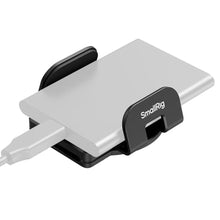 Load image into Gallery viewer, SMALLRIG Phone Mount Bracket SSD Holder for MagSafe, for Samsung T5 T7 SSD, for SanDisk SSD, for iPhone 17/16/15/14/13/12, Universal SSD Drive Holder for Camera Cage, 1.6-2.4in Wide Clamping - 5397, Silver_1
