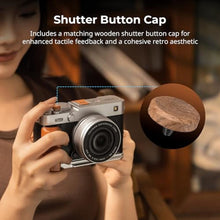 Load image into Gallery viewer, SmallRig Rosewood Hot Shoe Cover &amp; Shutter Button Cap for FUJIFILM X100VI / X100V / X-T30 III / X-T30 II / X-T30 / X-M5 / X-E5 / X-E4 / X-E3 / X-T50 / X-T5 / X-T4 / X-T3 / X-Pro3/ X100F_290
