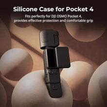 Load image into Gallery viewer, SMALLRIG Silicone Protective Case for DJI Osmo Pocket 4, Modular Multi-Directional Protection, Soft Silicone Material, with Tempered Glass Screen Protector and Wrist Strap - 6007, Black_650

