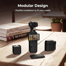 Load image into Gallery viewer, SMALLRIG Silicone Protective Case for DJI Osmo Pocket 4, Modular Multi-Directional Protection, Soft Silicone Material, with Tempered Glass Screen Protector and Wrist Strap - 6007, Black_652
