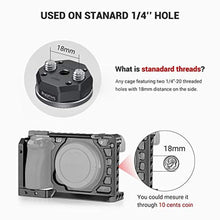 Load image into Gallery viewer, SMALLRIG Standard Rosette Bolt-On Mount (M6 Thread, 31.8 Diameter) for Camera Cage and Accessories - 1939, Black_8700
