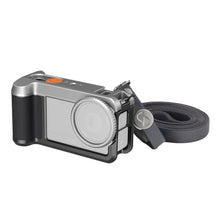 Load image into Gallery viewer, SMALLRIG Street Grip Kit for DJI Osmo Action 6, Aluminum Cage with Cold Shoe, Shoulder Strap, Lens Protection Ring, Protective Frame with 1/4"-20 Locating Holes, for Street Photography - 5891, BlackwithSilverAccents_1
