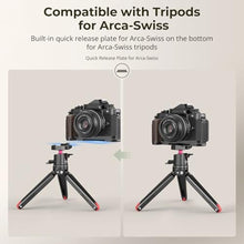 Load image into Gallery viewer, SMALLRIG Z f Wooden Handgrip, L-Shape Grip Holder for Nikon Z f Camera, Retro-Style Side Handle with 1/4"-20 Threaded Hole, Cold Shoe, Quick Release Plate for Arca, Black_4356
