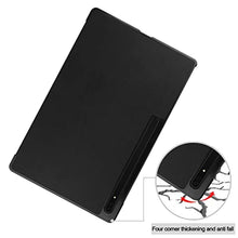 Load image into Gallery viewer, Smart Case for Galaxy Tab S10 Ultra, Ratesell Lightweight Trifold Stand Smart Case Cover with Auto Wake/Sleep for Samsung Galaxy Tab S10 Ultra 2024/ S9 Ultra 2023/ S8 Ultra 2022 14.6 Inch Black_2066
