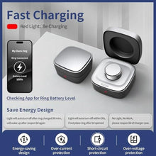 Load image into Gallery viewer, Smart Ring Charger Only Compatible with Oura Ring Gen 4 - Rings Charging Cable Portable for Travel &amp; Replacement Charger (Size 6), SpaceGray_323
