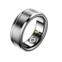 Load image into Gallery viewer, Smart Ring, Health Tracker, NFC, Sleep Body Temperature Monitoring Step Counter with APP, Support Camera Remote Control Video Scrolling Book Page Flipping (Silver), 18, Gugxiomsiohwp9vdf-20_1
