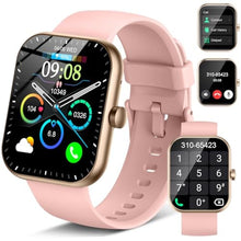 Load image into Gallery viewer, Smart Watch(Answer/Make Call), 1.96" Smartwatch for Men Women, 2025 New Fitness Watch with 110+ Sport Modes, Pedometer, Heart Rate/Sleep Monitor, IP68 Waterproof Activity Tracker for Android iOS_1
