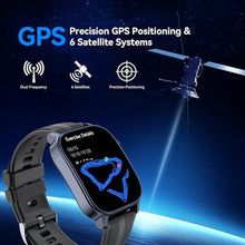 Load image into Gallery viewer, Smart Watch (Answer/Make Call), 2.1" Curved AMOLED Screen Smartwatch for Men Women, Activity Trackers with 150+ Sport Modes/Heart Rate/Sleep/SpO2 Monitor,5ATM Waterproof, Android and iOS Compatible, Black_876
