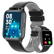 Load image into Gallery viewer, Smart Watch for Kids, 1.85" Fitness Tracker with Heart Rate, Sleep Monitor, IP68 Waterproof Smartwatches with Video Music, Pedometer, Game, NO APP/Phone, Gift for Boys Girls. (Classic, Black)_1

