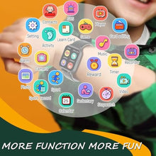 Load image into Gallery viewer, Smart Watch for Kids, 1.85" Fitness Tracker with Heart Rate, Sleep Monitor, IP68 Waterproof Smartwatches with Video Music, Pedometer, Game, NO APP/Phone, Gift for Boys Girls. (Classic, Black)_2656
