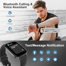 Load image into Gallery viewer, Smart Watch for Men - 1.90" HD Touch Screen Smartwatch, Bluetooth Call, Fitness Tracker with 120+ Sport Modes, Heart Rate &amp; Sleep Monitor, IP68 Waterproof Smart Watches for Android &amp; iPhone, Black_4671
