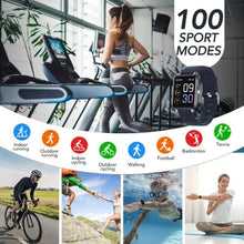 Load image into Gallery viewer, Smart Watch for Men, Fitness Tracker for Women, 1.69" TFT LCD Screen with Heart Rate and Sleep Monitor, IP68 Waterproof Activity Tracker with Pedometer, Fitness Watch for Android and iOS (Blue)_314
