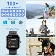 Load image into Gallery viewer, Smart Watch for Men Women (Answer/Make Call), 2025 New 1.91" HD SmartWatch, Fitness Watch with 120+ Sport Modes, IP68 Waterproof, Heart Rate/Sleep Monitor, Pedometer, Activity Tracker for Android iOS, coolgrey_987
