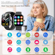 Load image into Gallery viewer, Smart Watch for Men Women (Answer/Make Call), 2025 New 1.91" HD SmartWatch, Fitness Watch with 120+ Sport Modes, IP68 Waterproof, Heart Rate/Sleep Monitor, Pedometer, Activity Tracker for Android iOS, coolgrey_989
