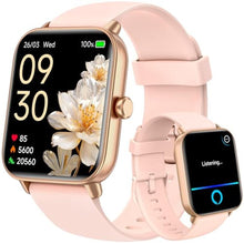 Load image into Gallery viewer, Smart Watch for Women, Alexa Built-in, 1.8" Touch Screen Fitness Tracker, Make/Answer Calls, Heart Rate/Sleep/SpO2 Monitor, Pedometer, IP68 Waterproof Watches for Android iPhone, 101+ Sport Modes, Pink_1
