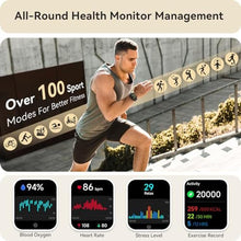 Load image into Gallery viewer, Smart Watch for Women Men, Smartwatch for iPhone &amp; Android Bluetooth (Answer/Call) Built-in Alexa, 1.91" HD Fitness Tracker with 105+ Sport Modes, IP68 Waterproof, Sleep/Heart Rate/SpO2/Stress Monitor, StarryBlack_1315
