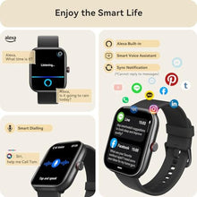 Load image into Gallery viewer, Smart Watch for Women Men, Smartwatch for iPhone &amp; Android Bluetooth (Answer/Call) Built-in Alexa, 1.91" HD Fitness Tracker with 105+ Sport Modes, IP68 Waterproof, Sleep/Heart Rate/SpO2/Stress Monitor, StarryBlack_1317
