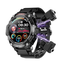 Load image into Gallery viewer, Smart Watch for Women Men, Smartwatch for iPhone &amp; Android Bluetooth (Answer/Call) Built-in Earbuds, 1.52" HD Fitness Tracker with 100+ Sport Modes, Black_1

