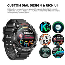 Load image into Gallery viewer, Smart Watch for Women Men, Smartwatch for iPhone &amp; Android Bluetooth (Answer/Call) Built-in Earbuds, 1.52" HD Fitness Tracker with 100+ Sport Modes, Black_5552
