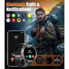 Load image into Gallery viewer, Smart Watches for Men with 900mAh(60+Standby),1.73" AMOLED Reloj Inteligente para Hombre with Bluetooth Call,110+ Sports Mode Fitness Tracker/Heart Rate Sleep Health Monitor/Android iOS Smart watch, BlackBlack_482
