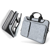 Load image into Gallery viewer, Smatree 13-14inch Hard Laptop Carring Case for 14 inch Macbook Pro 2021 /Acer Spin 5/Dell Xps 13 7390/Asus Zenbook13, 11-12.9inch iPad Pro and iPhone 13/12Pro Bag, Gray_1

