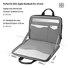 Load image into Gallery viewer, Smatree 13-14inch Hard Laptop Carring Case for 14 inch Macbook Pro 2021 /Acer Spin 5/Dell Xps 13 7390/Asus Zenbook13, 11-12.9inch iPad Pro and iPhone 13/12Pro Bag, Gray_973
