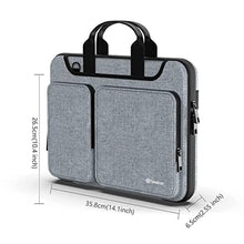 Load image into Gallery viewer, Smatree 13-14inch Hard Laptop Carring Case for 14 inch Macbook Pro 2021 /Acer Spin 5/Dell Xps 13 7390/Asus Zenbook13, 11-12.9inch iPad Pro and iPhone 13/12Pro Bag, Gray_975
