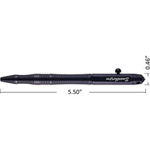 Load image into Gallery viewer, SMOOTHERPRO Stainless Steel Bolt Action Pen, Black_7989
