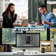 Load image into Gallery viewer, SMRTMUGG PRO 14 oz. Self-Heating Coffee Mug 4-Hour Battery Life, Adjustable Temperature Control, LCD Display, One-Touch Adjustment, Magnetic Slider Lid Keep Your Coffee Hot for Hours!, Black_45

