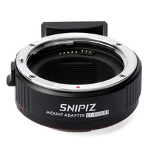 Load image into Gallery viewer, SNIPIZ Lens Mount Adapter EF-EOS R Auto-Focus Lens Converter Compatible with Canon EF/EF-S Lens for Canon R Mount Camera EOS R, RP, R3, R5, R6, R6II, R7, R8, R10, R50, R100, black_6073
