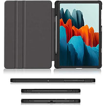 Load image into Gallery viewer, Soke Case for Samsung Tab S8 2022 &amp; S7 2020 -Premium Shock Proof Stand Folio Case, Multi- Viewing Angles, Hard PC Back Cover for Galaxy Tab S8 11 inch Tablet [SM-X700/X706/T870/T875/T878], Black_2313
