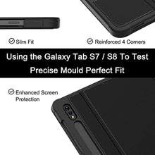 Load image into Gallery viewer, Soke Case for Samsung Tab S8 2022 &amp; S7 2020 -Premium Shock Proof Stand Folio Case, Multi- Viewing Angles, Hard PC Back Cover for Galaxy Tab S8 11 inch Tablet [SM-X700/X706/T870/T875/T878], Black_2314
