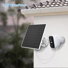 Load image into Gallery viewer, Solar Panel for Eufy Outdoor Camera, 5W Solar Panel Charger Compatible with Eufycam, Continuous Power Supply, 9.8ft Charging Cable, IP65 Waterproof, Adjustable Wall Mount, 3 Pack, Black_831
