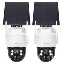 Load image into Gallery viewer, Solar Security Camera Wireless Outdoor 2K, Battery Powered Security Camera Outside, PIR Human Motion Detection, Auto Track,Color Night Vision, Two-Way Voice, Alert,2.4G WiFi (2, WiFi)_1
