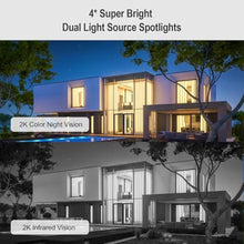 Load image into Gallery viewer, Solar Security Camera Wireless Outdoor 2K, Battery Powered Security Camera Outside, PIR Human Motion Detection, Auto Track,Color Night Vision, Two-Way Voice, Alert,2.4G WiFi (2, WiFi)_1855
